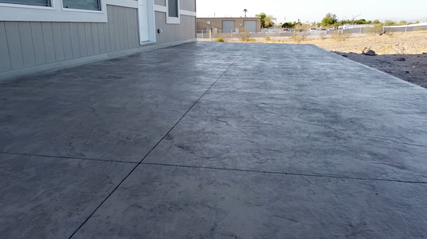 Beautiful finished concrete patio in Pittsburg, CA